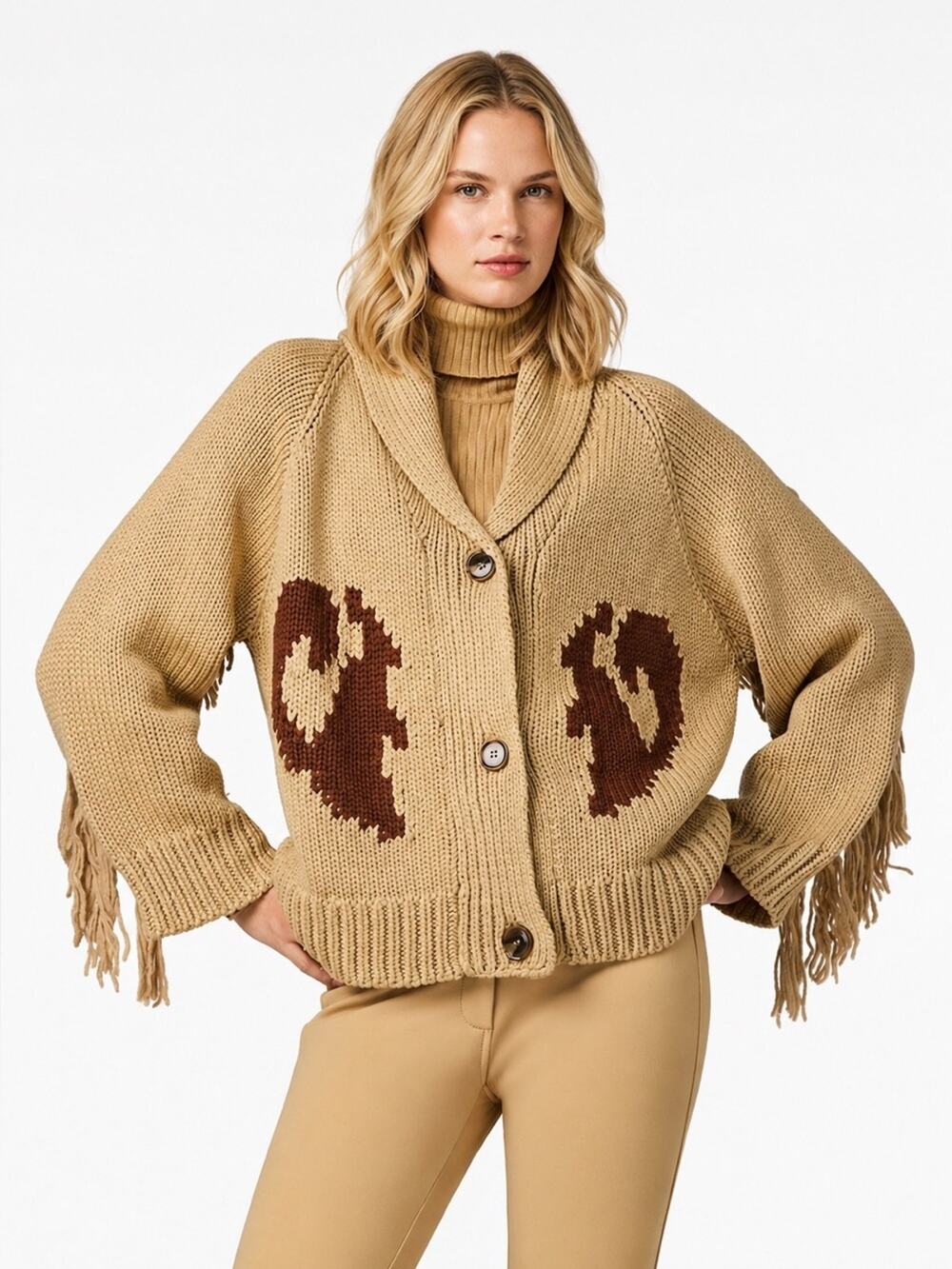 Goldbergh Nora Fringe Cardigan
